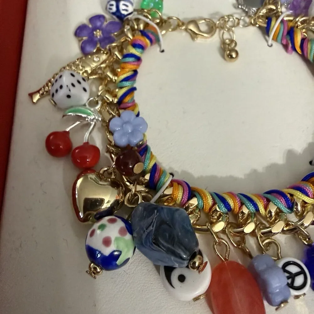 Atterri Multicolor Charm Bracelet TikTok viral bracelet Women Owned Company New